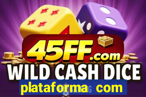 plataforma com chuva de dinheiro